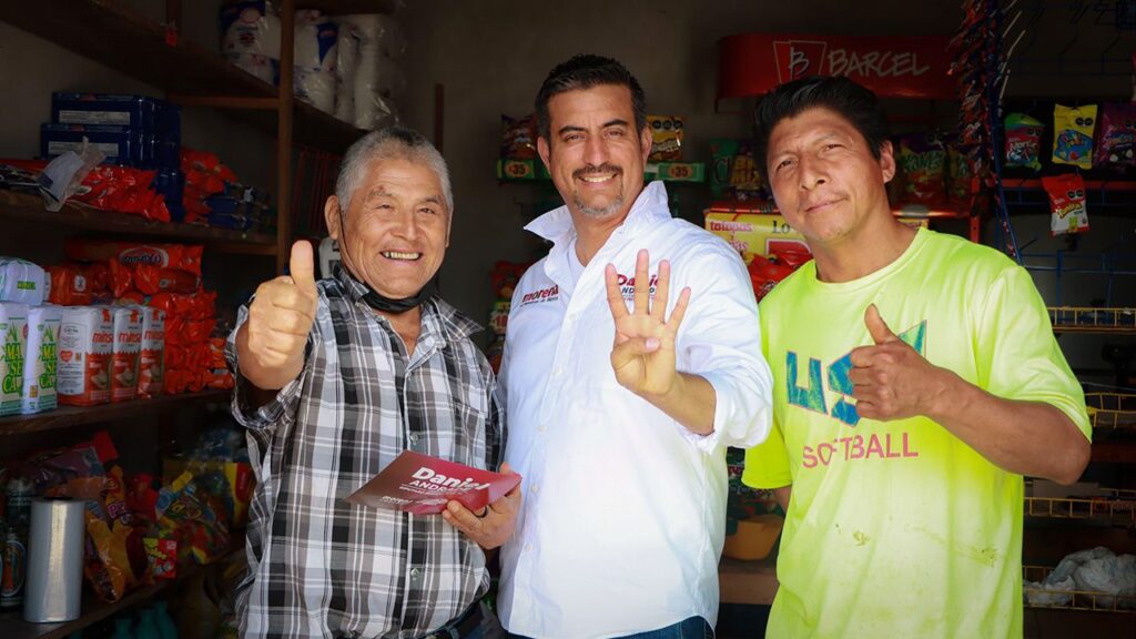 Daniel Andrade lleva la propuesta de la 4T a la Sierra y la Huasteca de Hidalgo