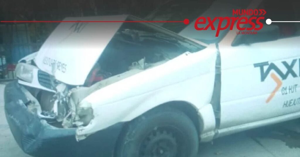 Accidente de tránsito en Huejutla deja una persona lesionada