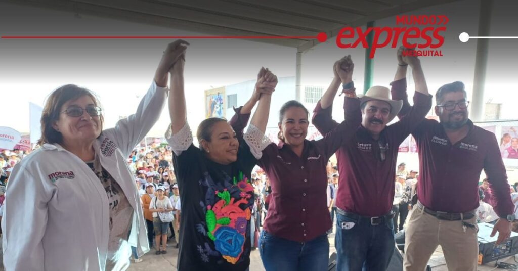 Lorena García cierra campaña desde la colonia Guadalupe
