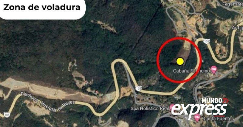 Voladura controlada en la carretera Pachuca-Huejutla afectará tráfico este martes