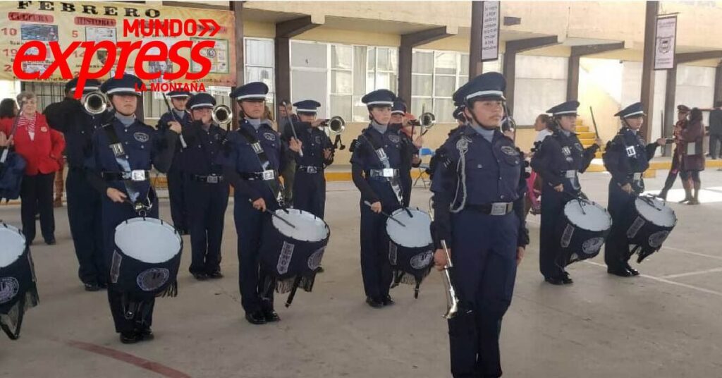 Banda de guerra de Tenango de Doria primer lugar nacional