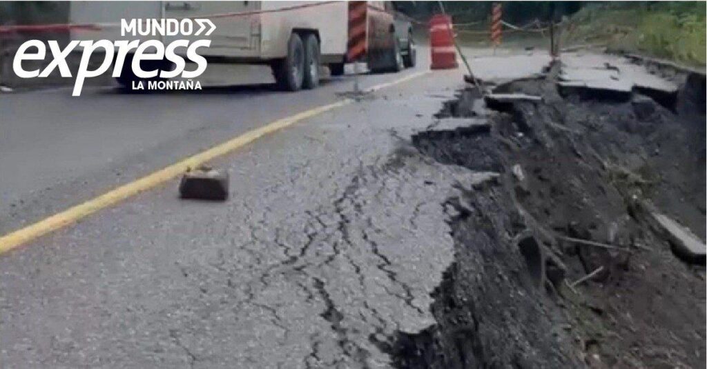 Deslave en la México-Tampico afecta tránsito